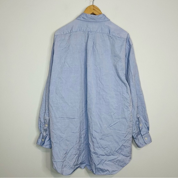 Ralph Lauren Blue Yarmouth Oxford Button Up XL 17.5 - Picture 6 of 6